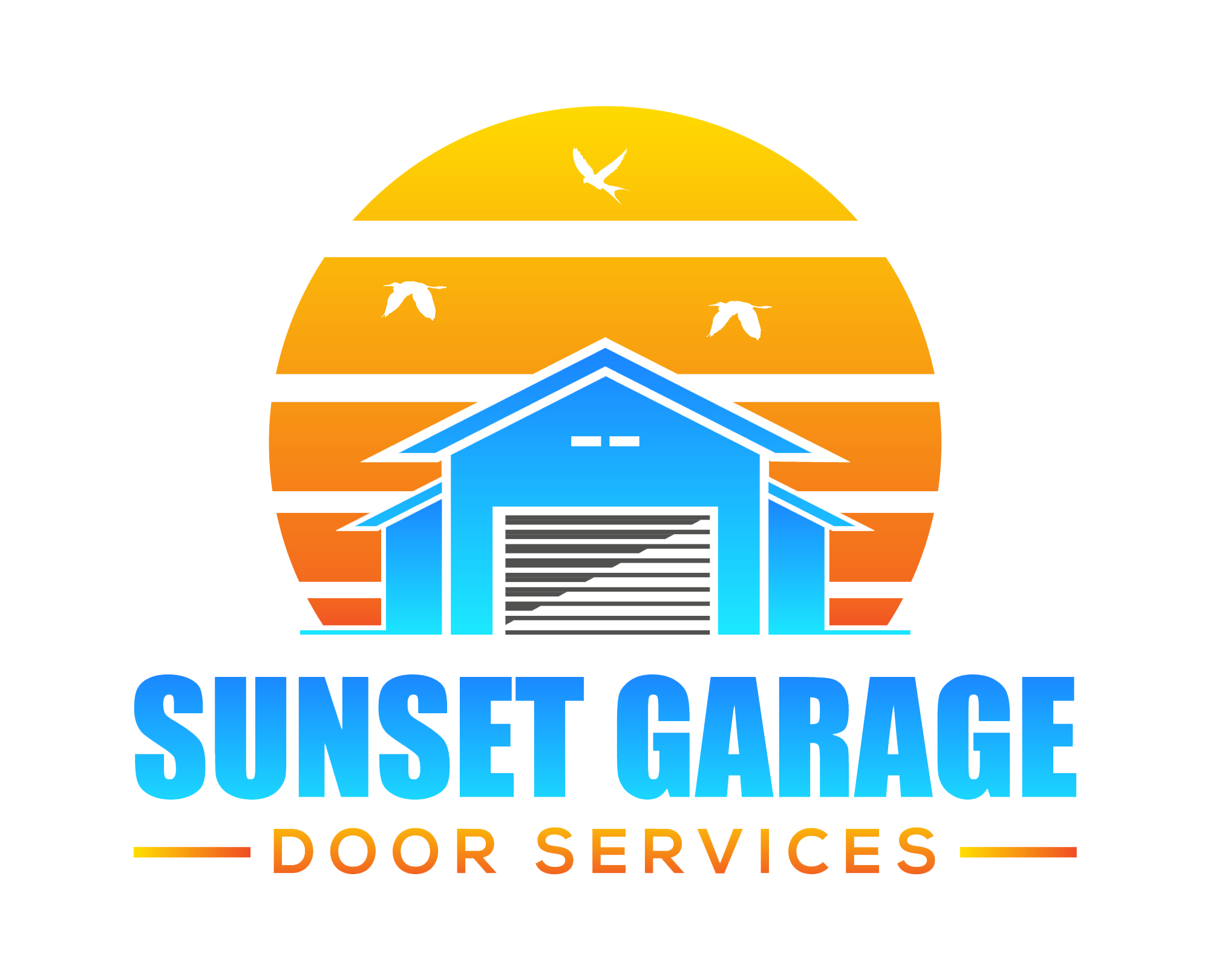 west-palm-beach-sunset-garage-door